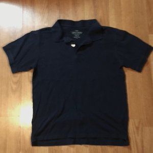 Dark Navy Polo with Collar